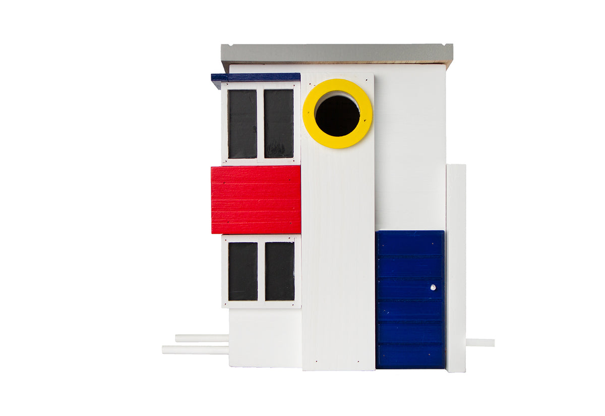 Multiholk De Stijl Bird House, Wildlife garden