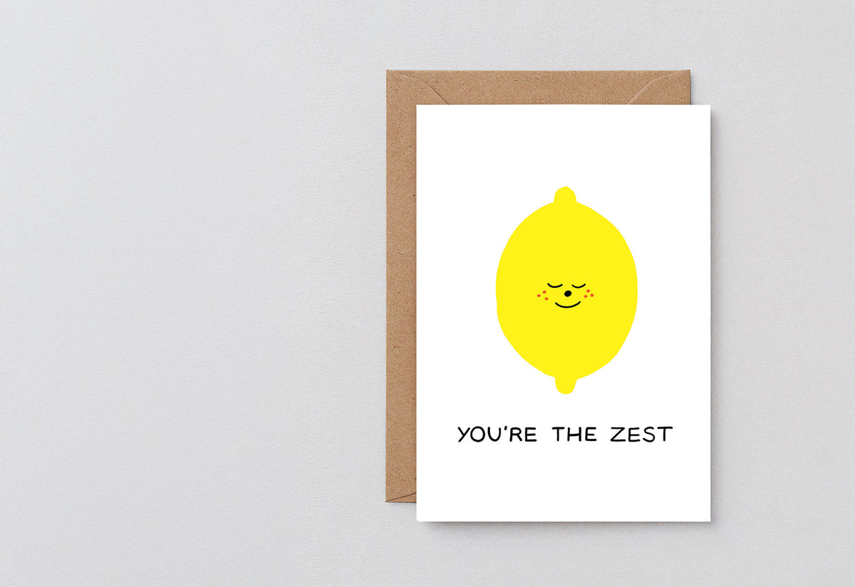 You're The Zest Card, Holly st clair, Wrap magazine