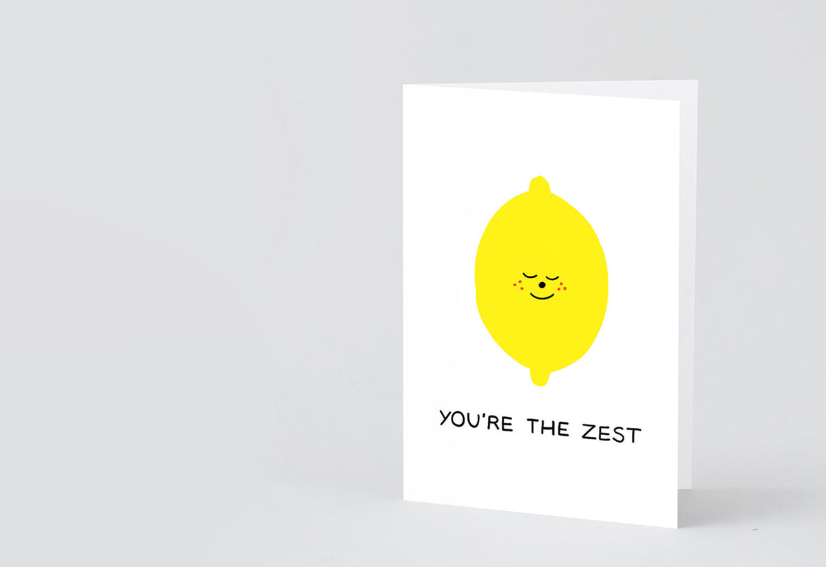 You're The Zest Card, Holly st clair, Wrap magazine