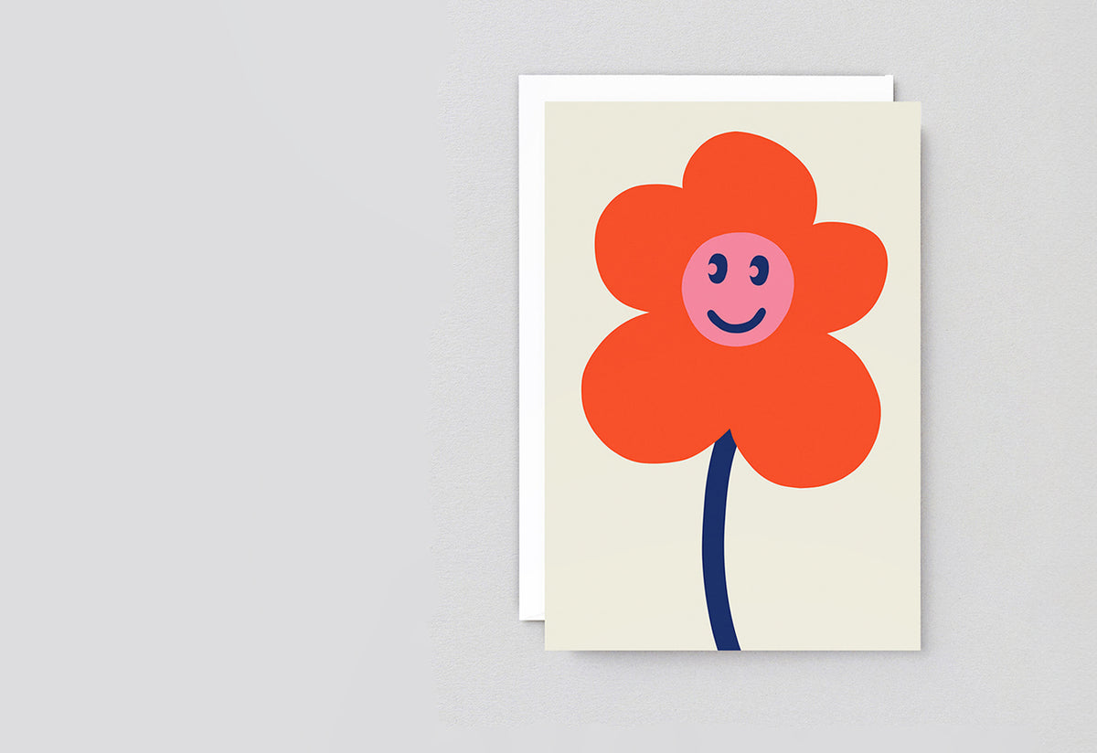 Happy Flower Card, Micke lindebergh, Wrap magazine