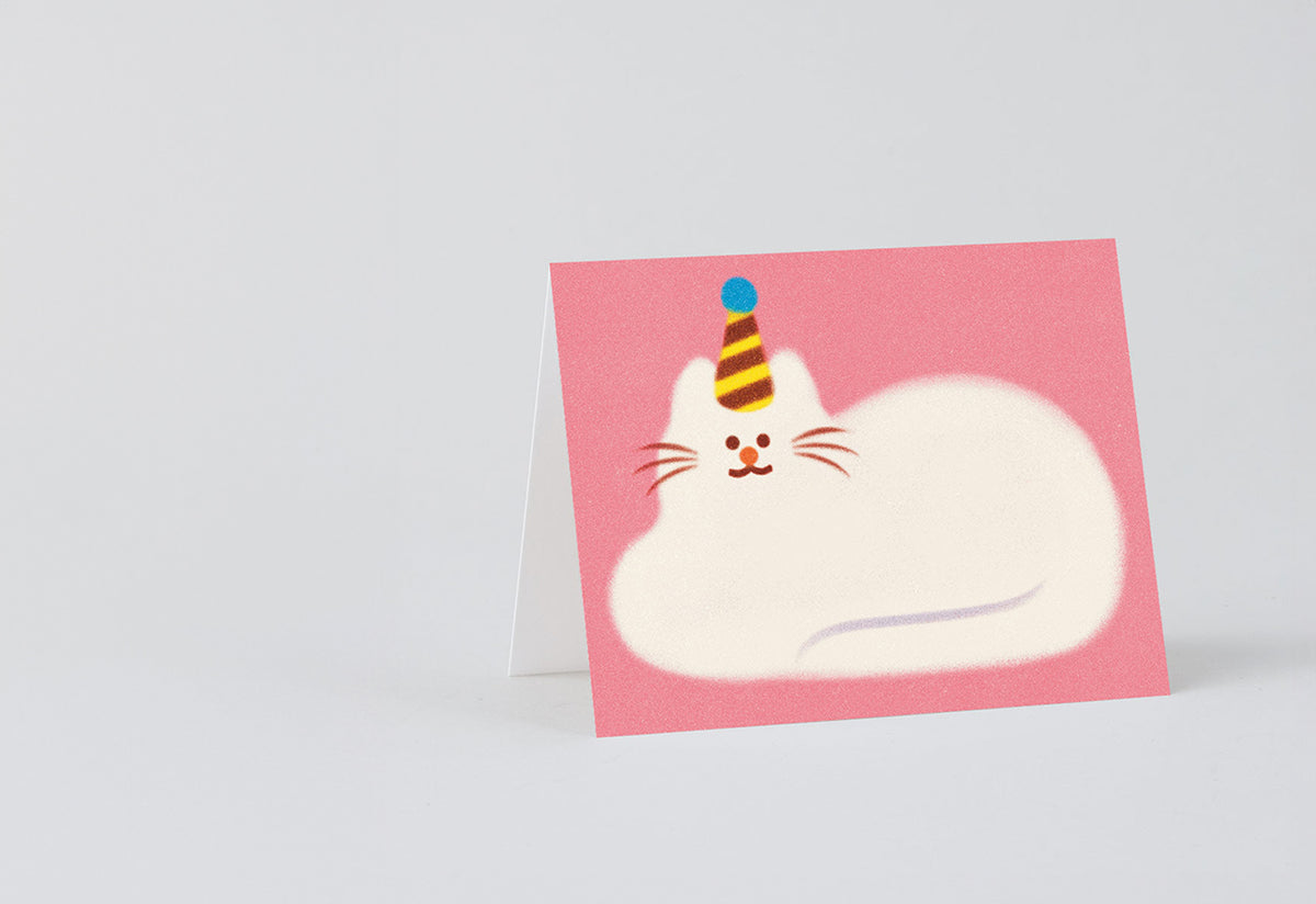 Birthday Cat Card, Zoey kim, Wrap magazine