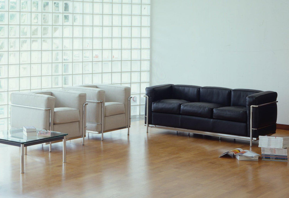 2 Fauteuil Grand Confort | Petit Modèle | Three Seater, Le corbusier jeanneret perriand, Cassina