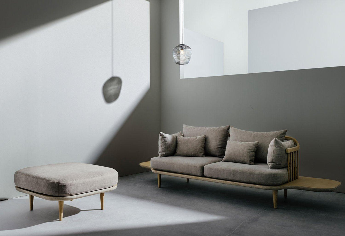 Fly Two-seater Sofa with Table, Space copenhagen, Andtradition