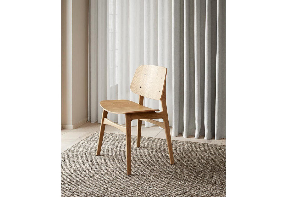 Søborg Wood Base Chair, Børge mogensen, Fredericia