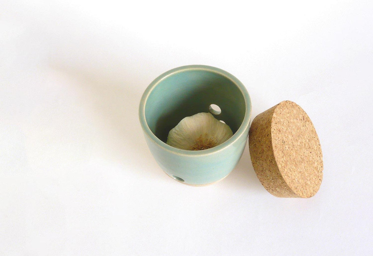 Stoneware Garlic Pot, Pat oleary