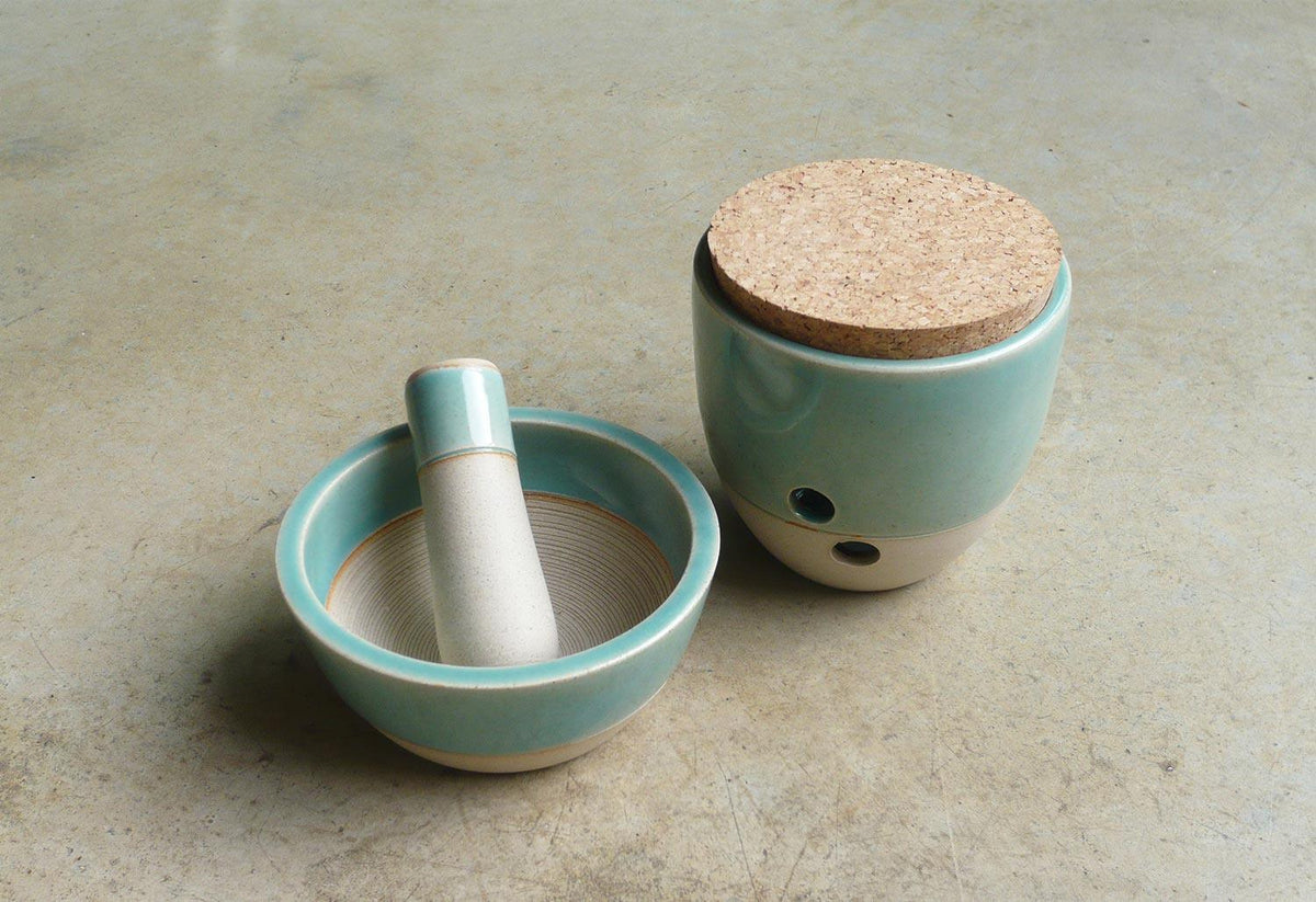 Stoneware Garlic Pot, Pat oleary