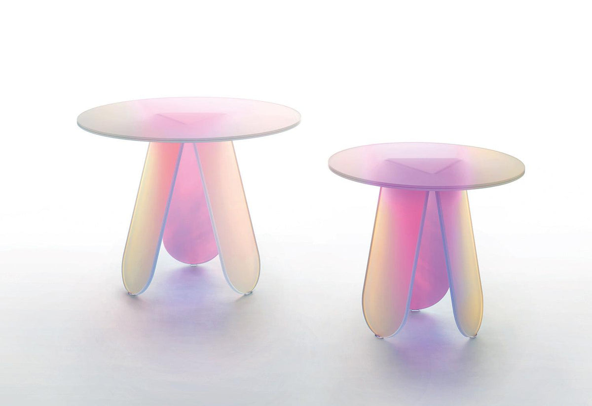 Shimmer Low Tables, Patricia urquiola, Glas italia