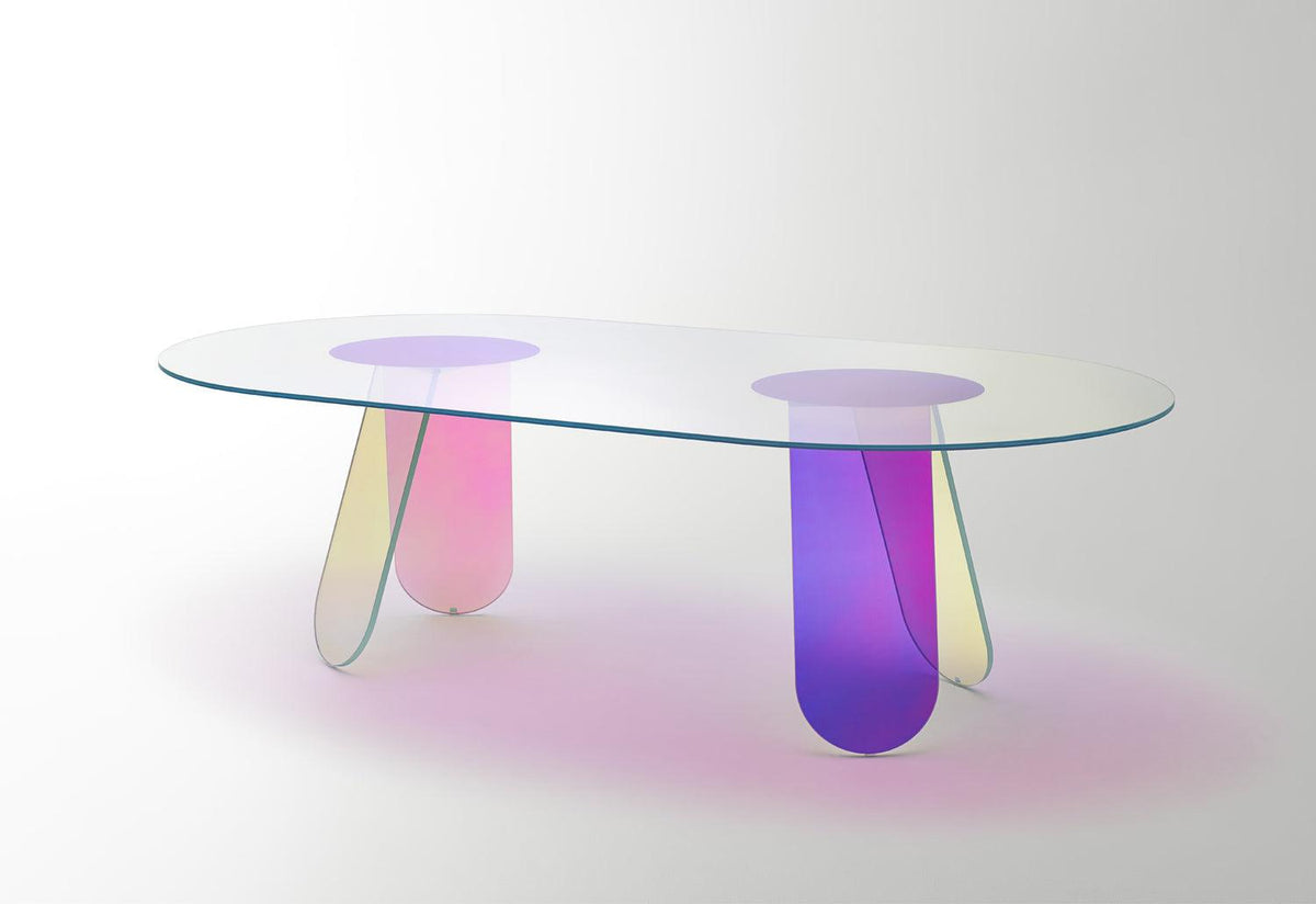 Shimmer Low Tables, Patricia urquiola, Glas italia