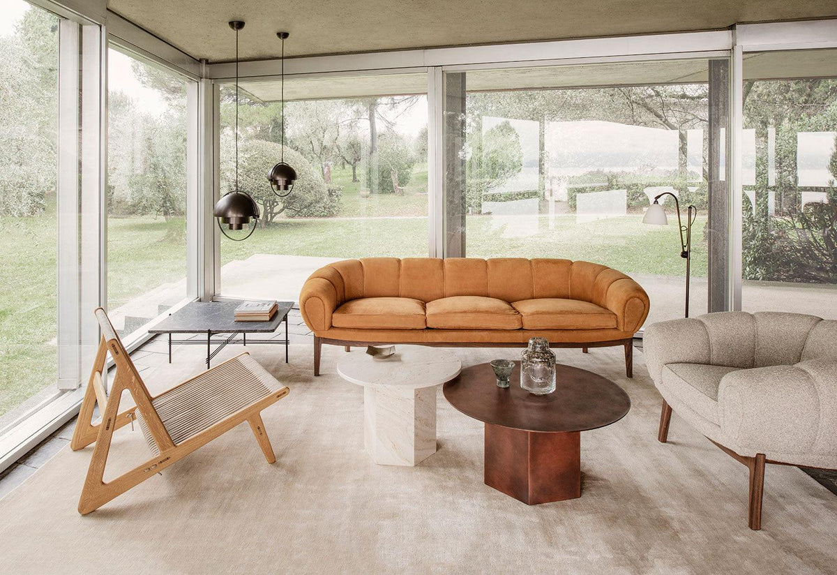 Croissant sofa, Illum wikkelsø, Gubi