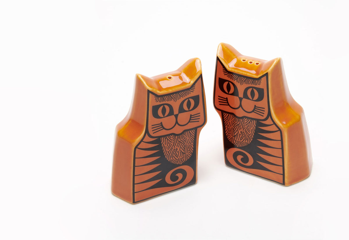Cat Cruet Set, Hornsea pottery, Magpie