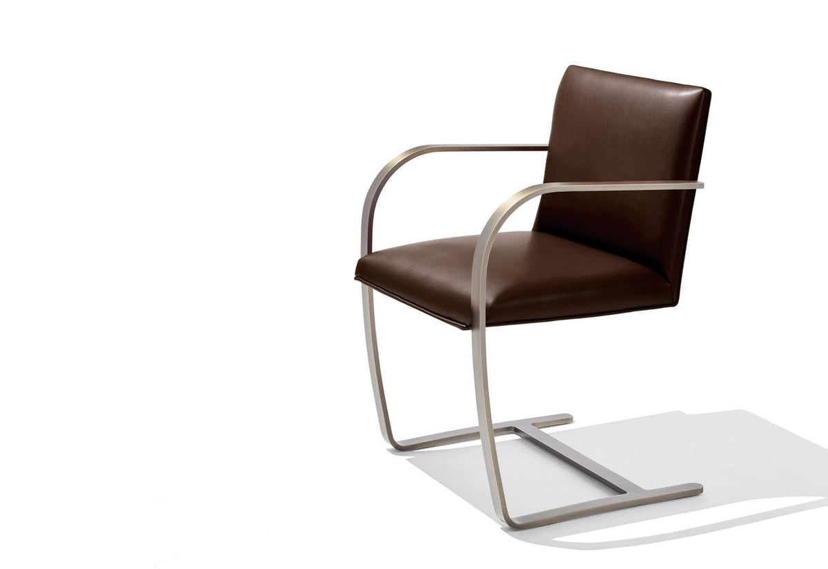 Brno Armchair, Flat Bar, Mies van der rohe, Knoll