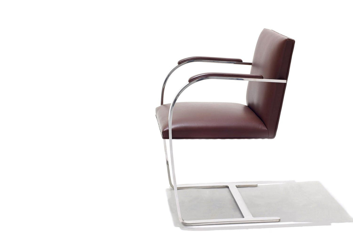 Brno Armchair, Flat Bar, Mies van der rohe, Knoll