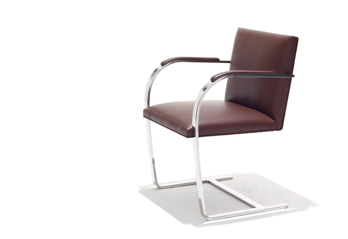 Brno Armchair, Flat Bar, Mies van der rohe, Knoll