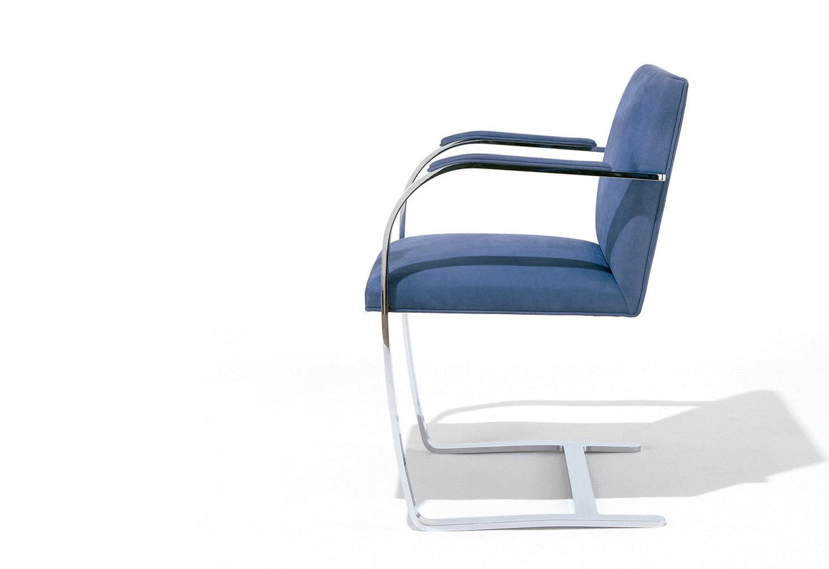 Brno Armchair, Flat Bar, Mies van der rohe, Knoll