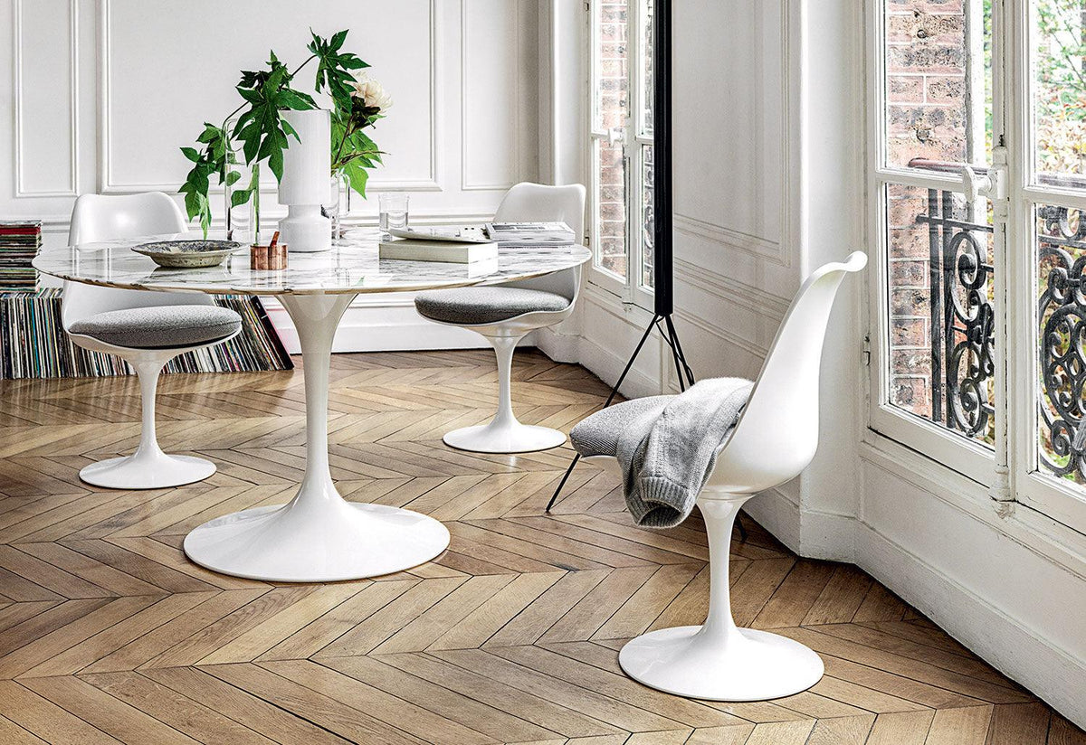 Tulip Side Chair | Seat Upholstered, Eero saarinen, Knoll