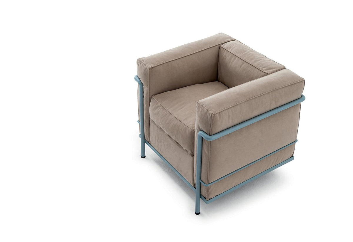 2 Fauteuil Grand Confort | Petit Modèl | Enamel Base, Le corbusier jeanneret perriand, Cassina