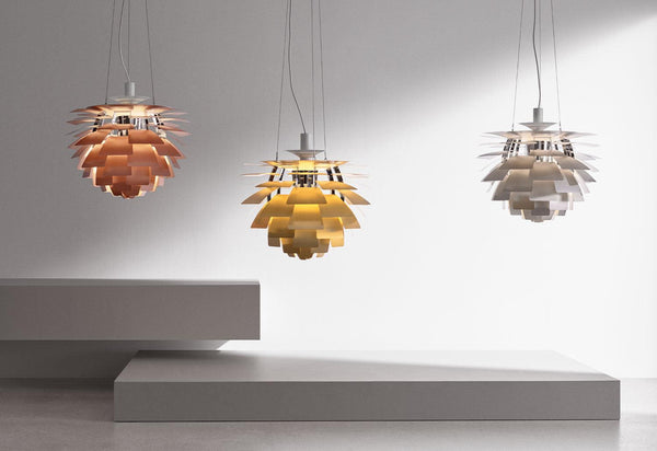 Copper artichoke sale light