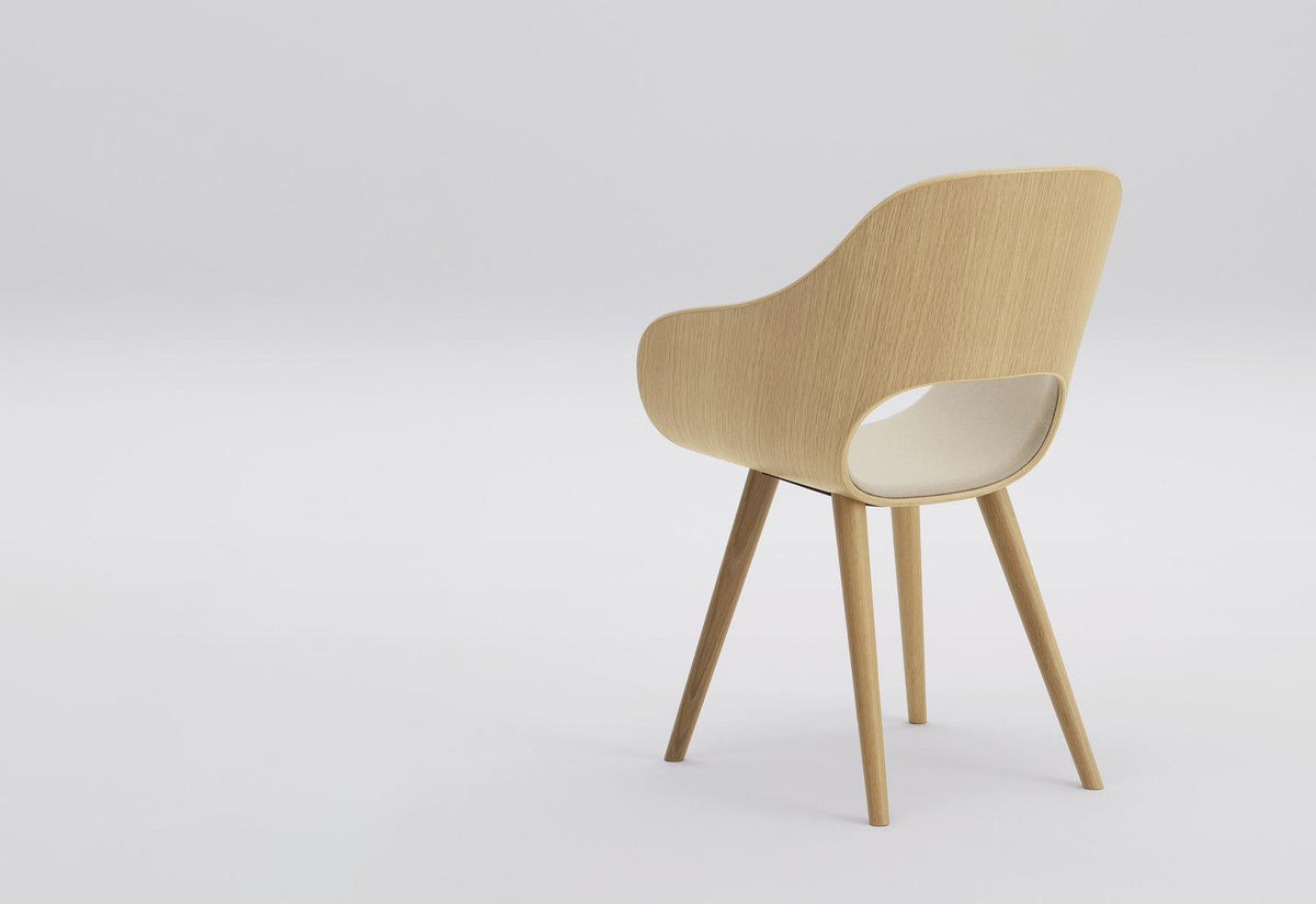 Roundish Armchair | Cushioned, Naoto fukasawa, Maruni