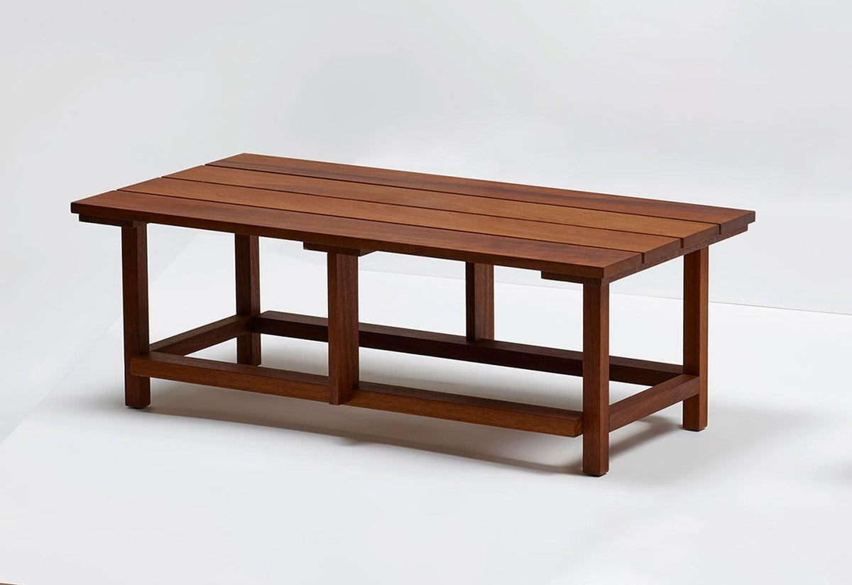 Clerici Iroko outdoor table, Konstantin grcic, Mattiazzi