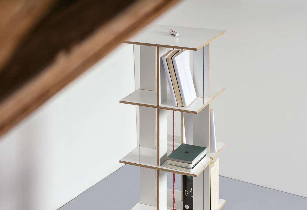 Buchstabler bookcase, 2004, Tom fischer, Nils holger moormann