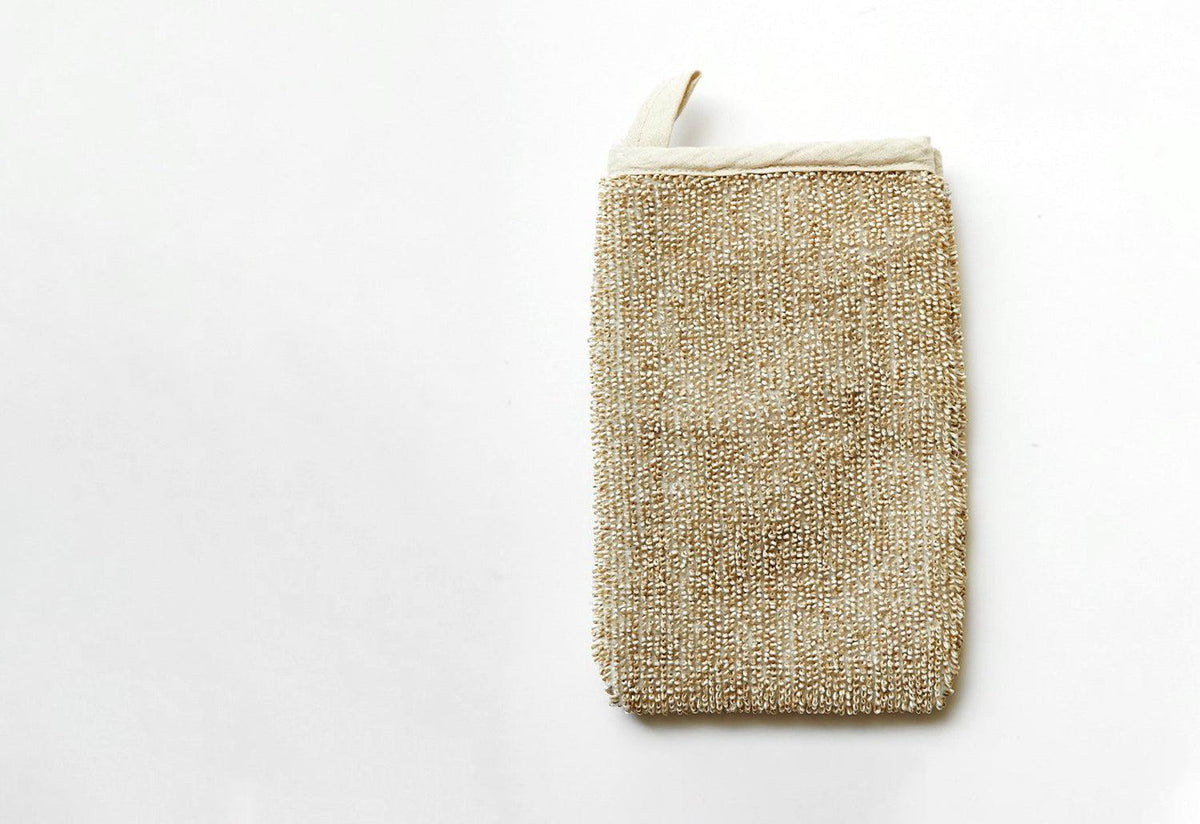 Sasawashi exfoliating mitt, Sasawashi