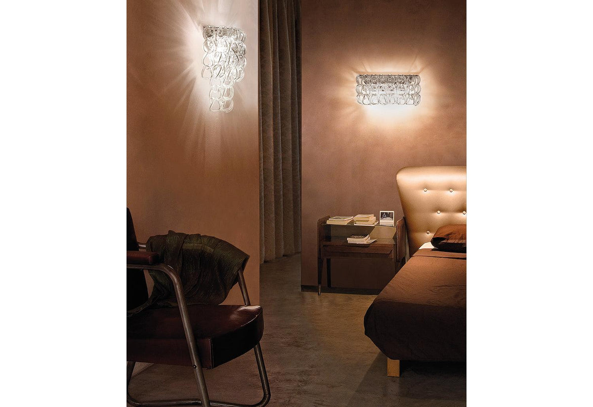 Giogali AP wall light, 1967, Angelo mangiarotti, Vistosi