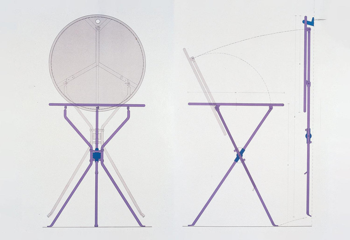 Cumano Table, 1978, Achille castiglioni, Zanotta