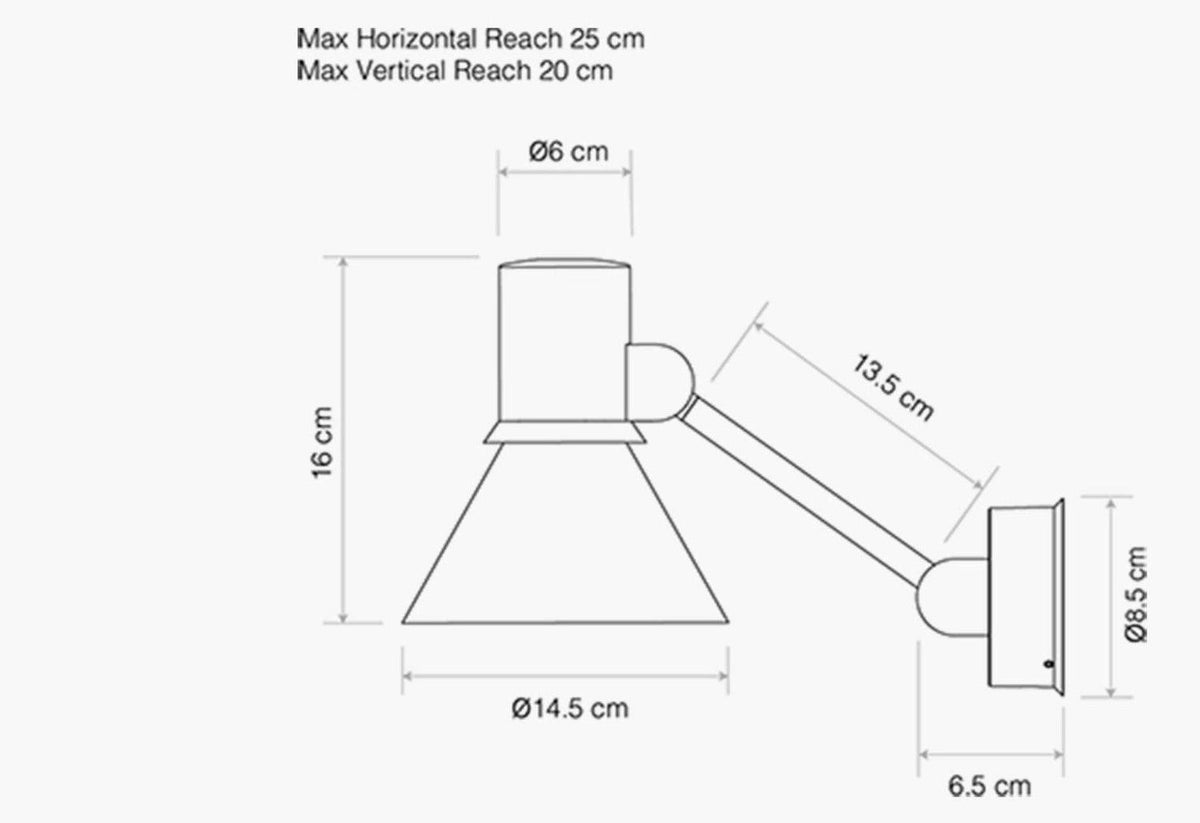 Type 80 W2 wall lamp, Sir kenneth grange, Anglepoise