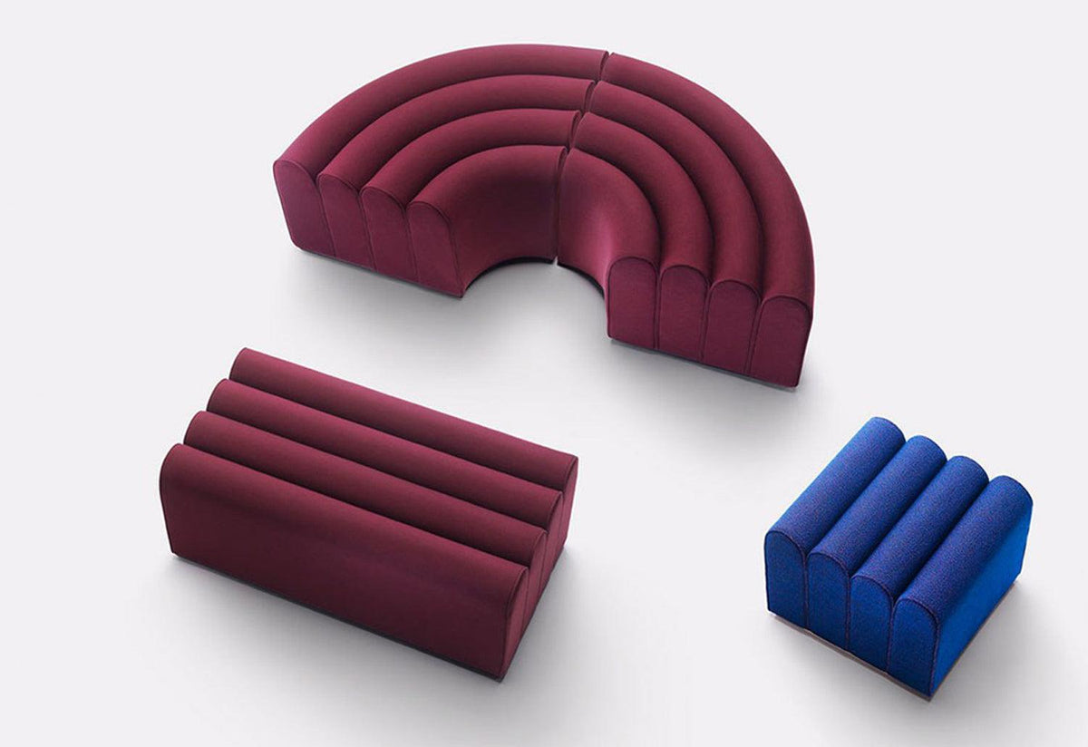 Arkad pouffe, 2018, Note design studio, Zilio a and c