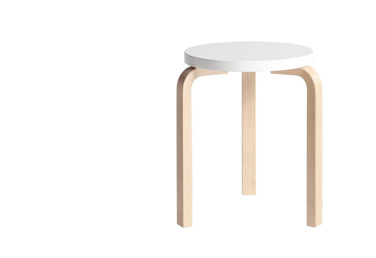 Artek Aalto Stool 60 | twentytwentyone | Birch veneer - Veneered Seat