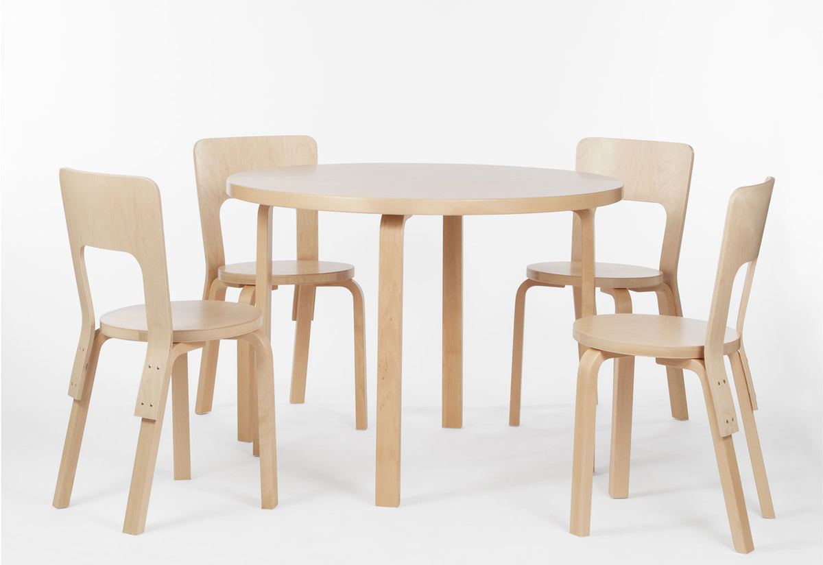 Aalto Round Table 90A, Alvar aalto, Artek
