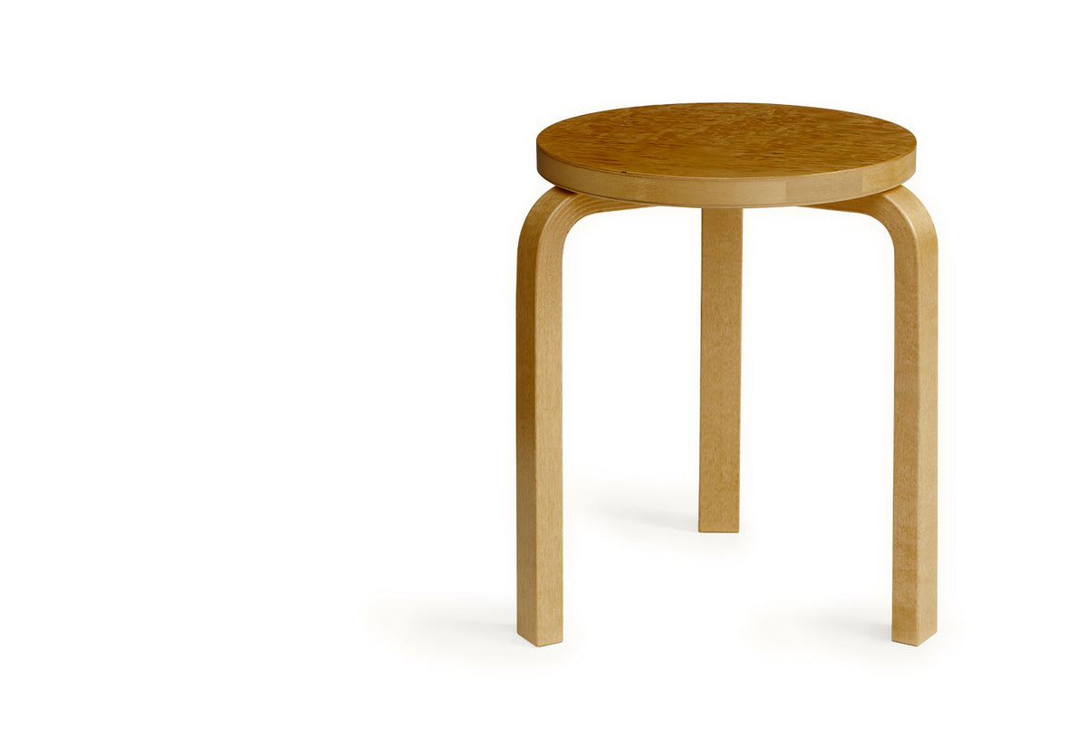 Stool 60 Karelian Birch | Special Edition, Alvar aalto, Artek