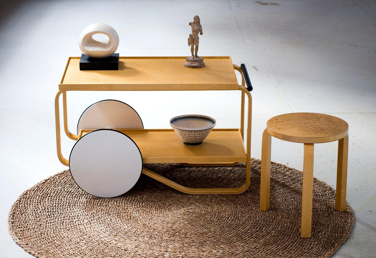 Stool 60 Karelian Birch | Special Edition, Alvar aalto, Artek