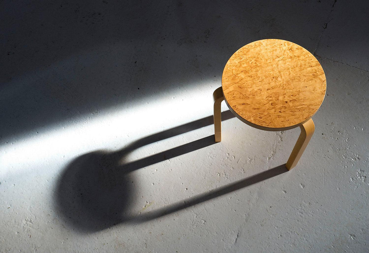 Stool 60 Karelian Birch | Special Edition, Alvar aalto, Artek