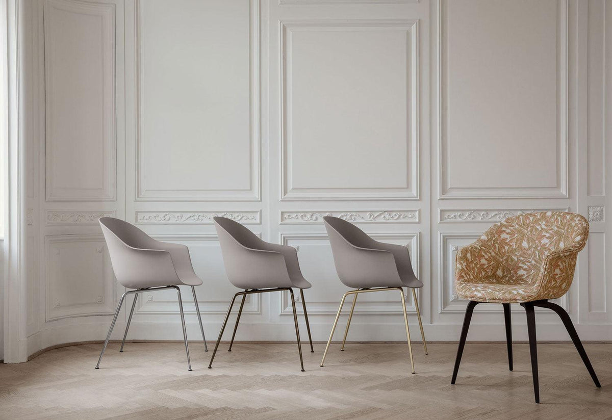 Bat Dining Chair | Wood Base | Fully Upholstered, Gamfratesi, Gubi