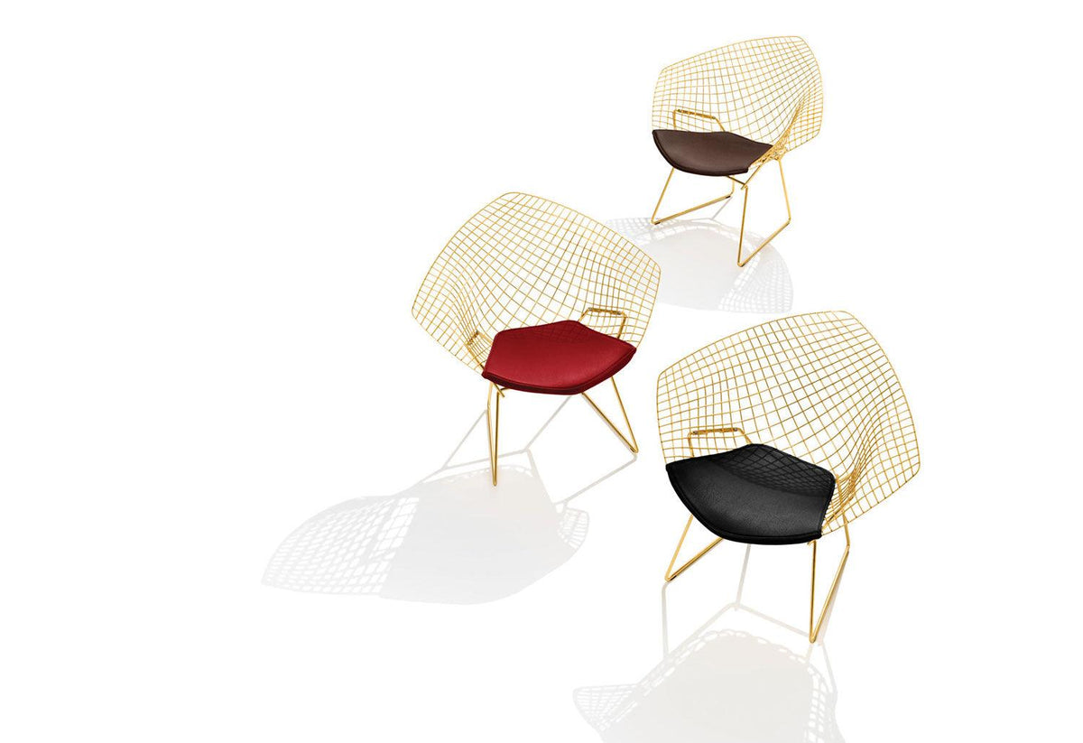 Bertoia Diamond Armchair | Gold, Harry bertoia, Knoll