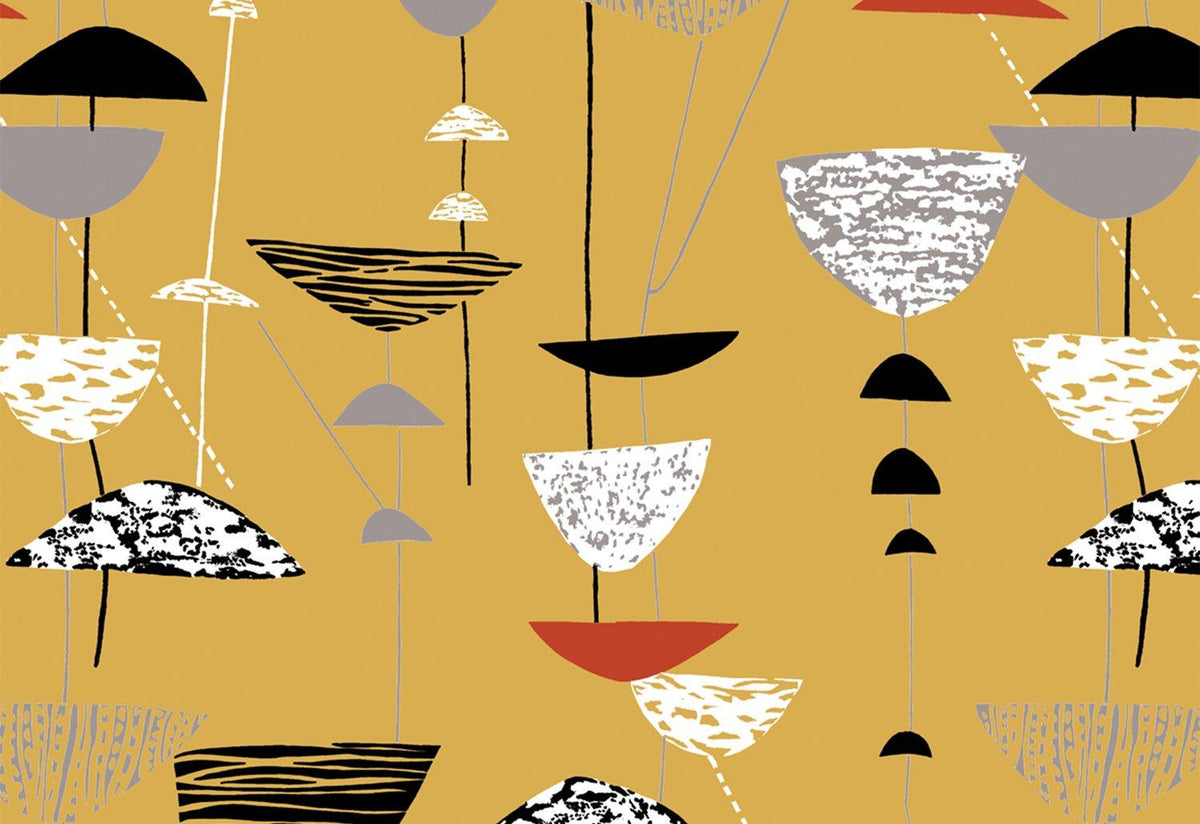 Calyx Fabric, 1951, Lucienne day, Classic textiles