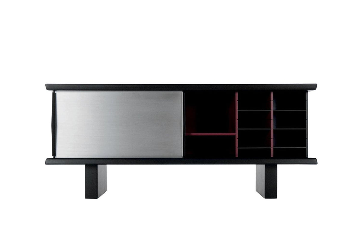 513 Riflesso Sideboard | Black, Charlotte perriand, Cassina