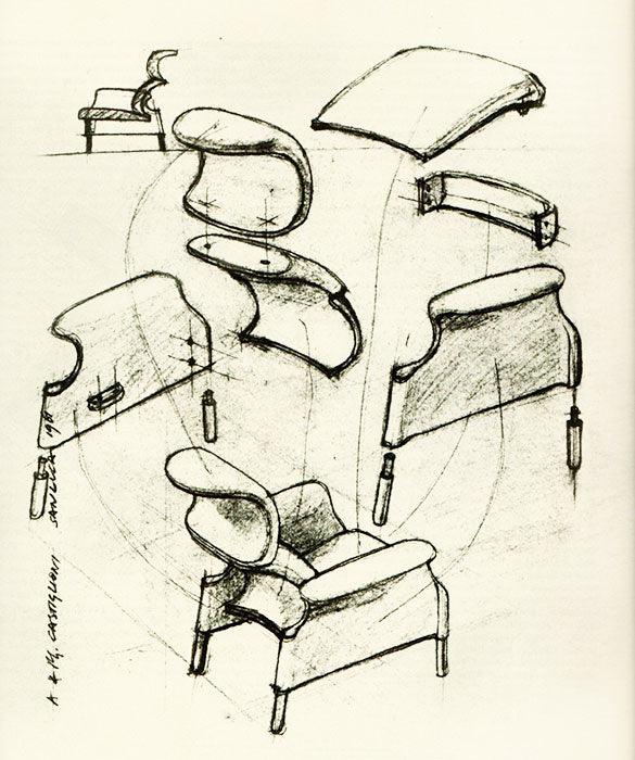 Castiglioni San Luca chair, 1960