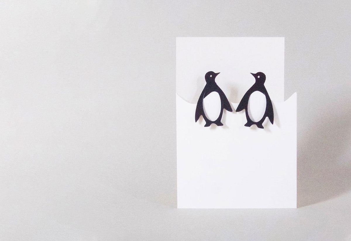 Penguin Bookmarks Card, Cut and make