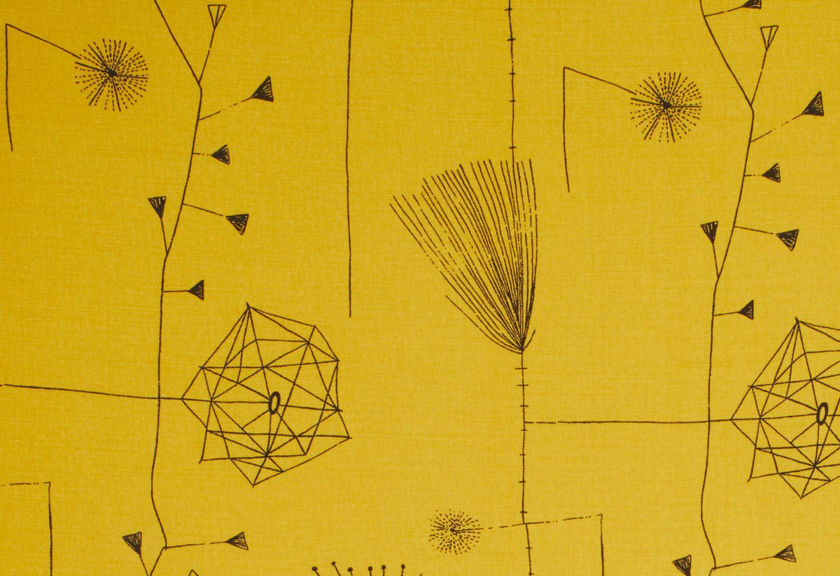 Dandelion Clocks Fabric, 1953, Lucienne day, Classic textiles