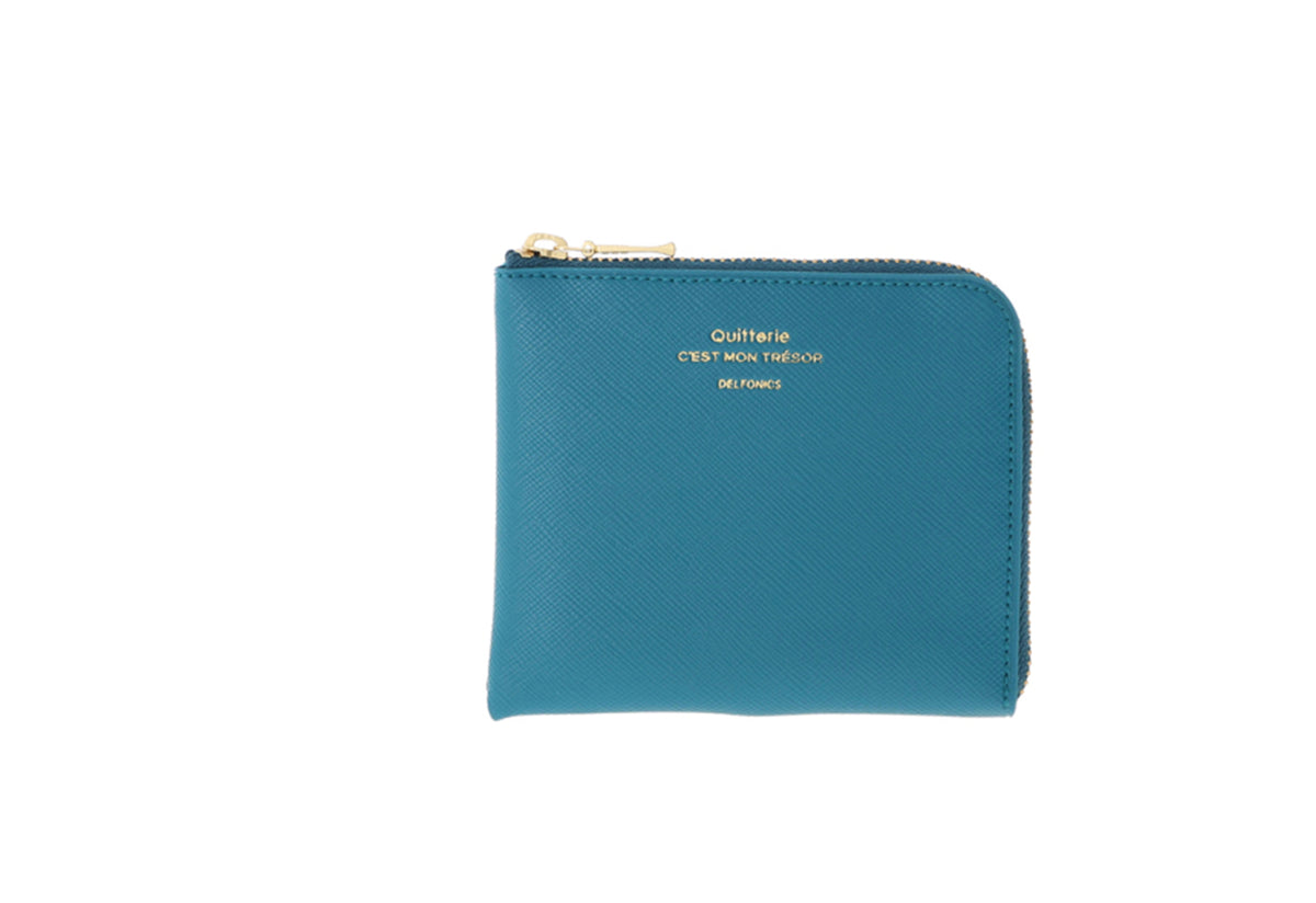 Quitterie Half-Zip Purse, Delfonics