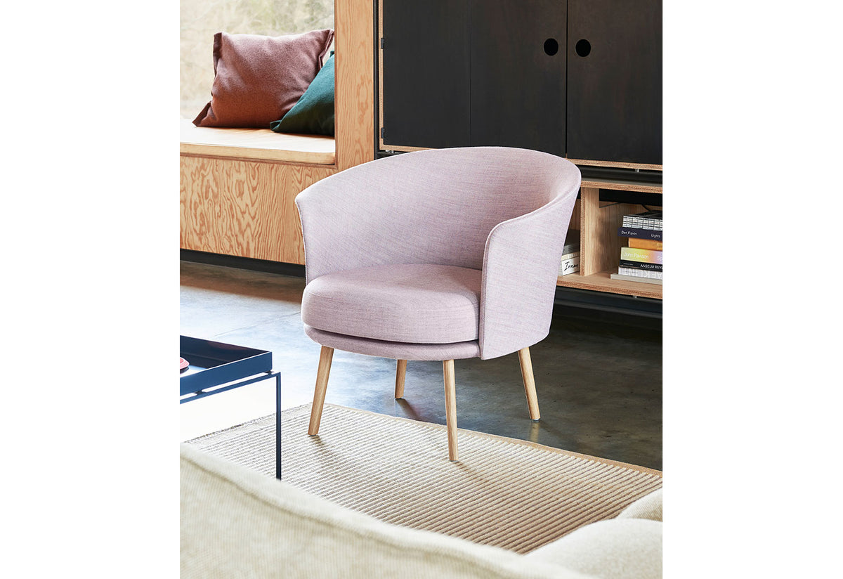 Dorso Lounge Chair - Wood Base, Gamfratesi, Hay