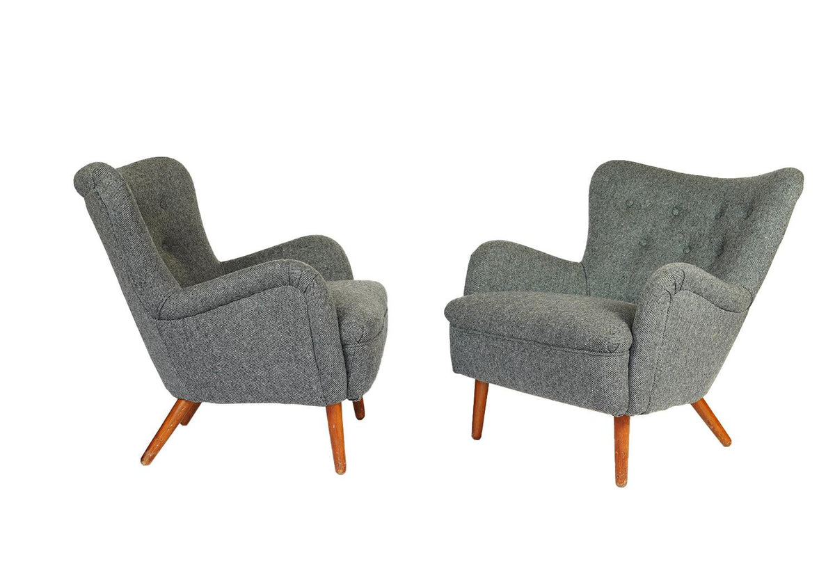 Ernest Race, DA2 armchairs, 1949, Ernest race