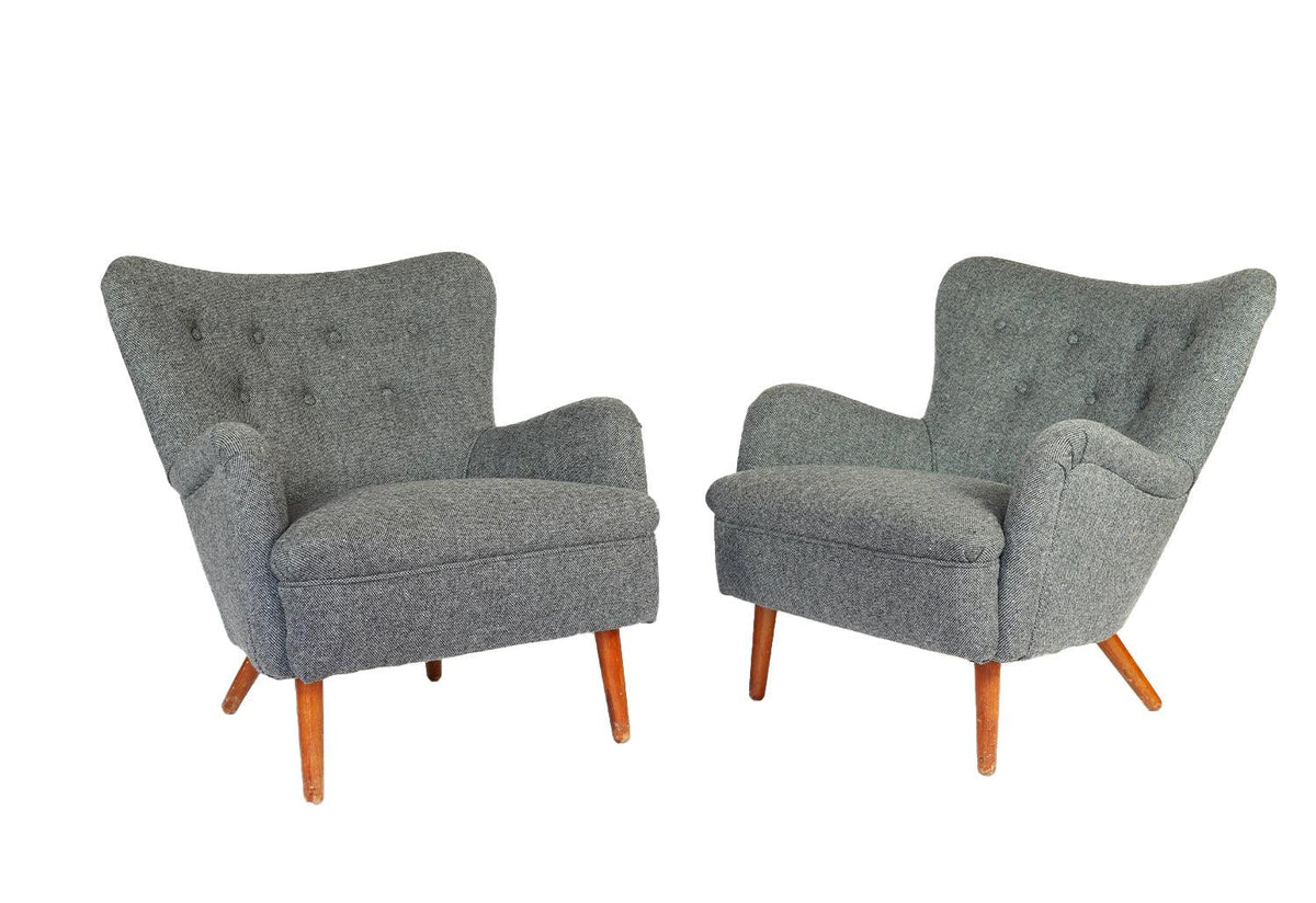 Ernest Race, DA2 armchairs, 1949, Ernest race