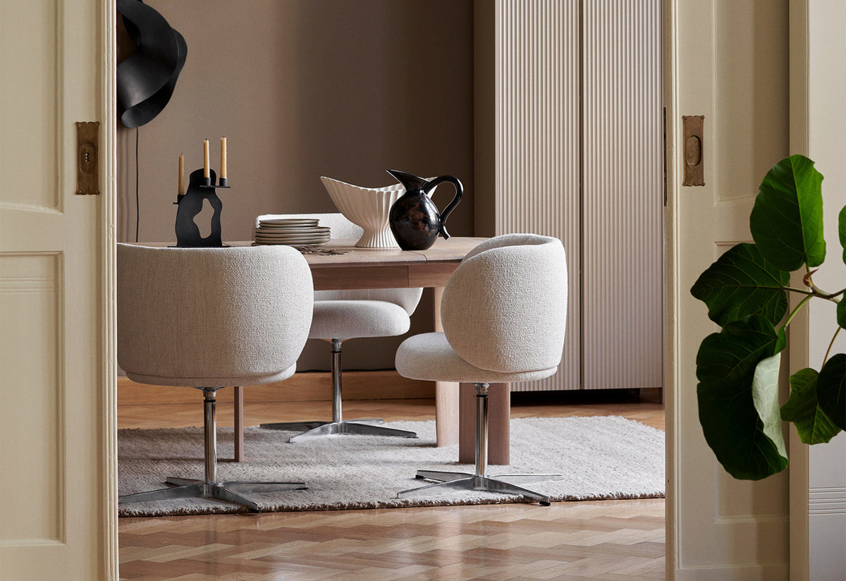 Rico Dining Chair | Swivel Base, Ferm living