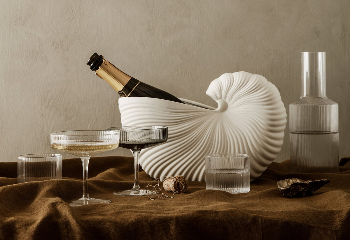 Ripple Low Glasses Set, Ferm living