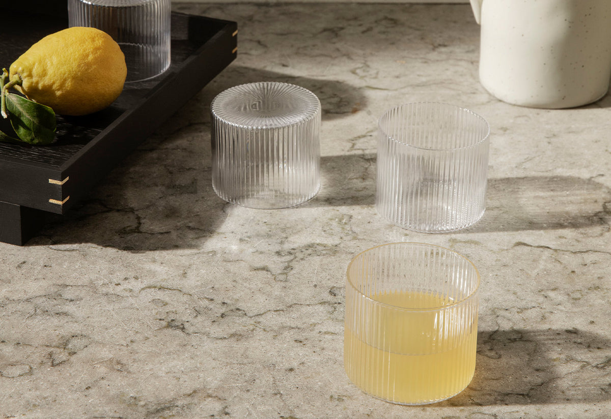 Ripple Low Glasses Set, Ferm living