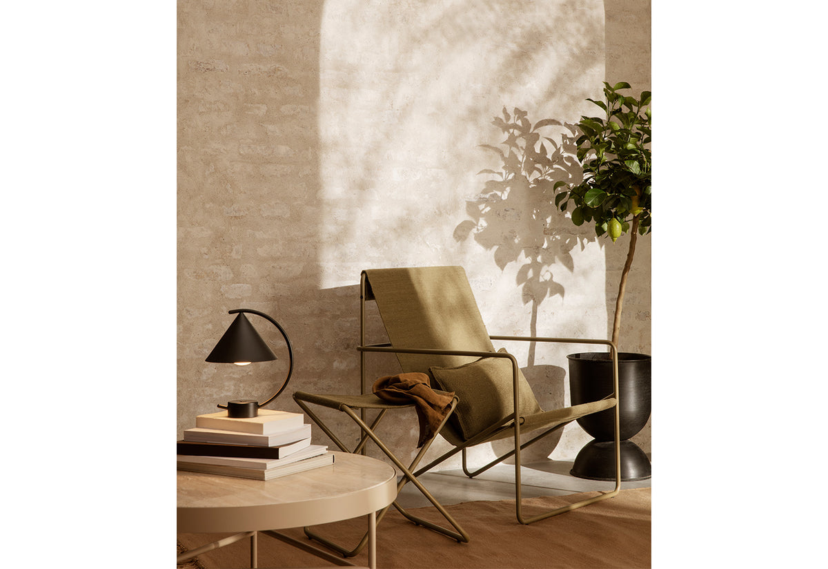 Travertine Side Table | Large, Ferm living