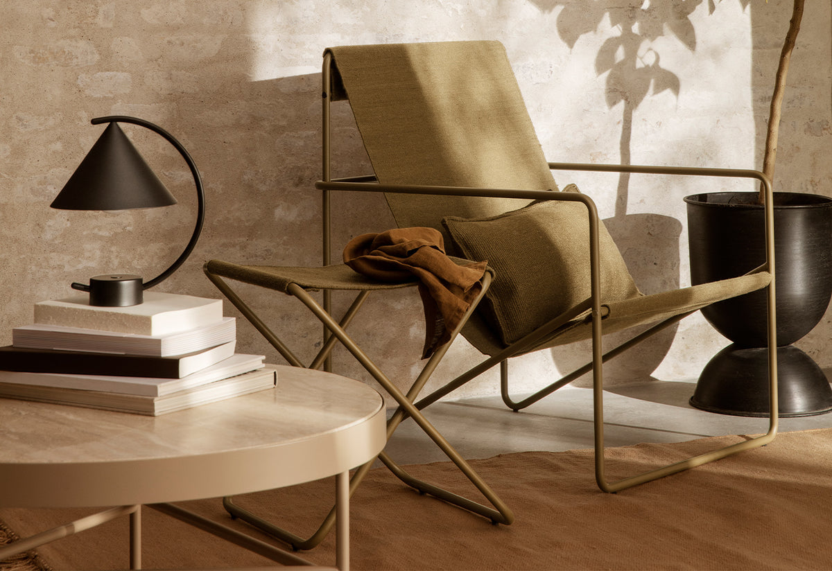 Travertine Side Table | Medium, Ferm living